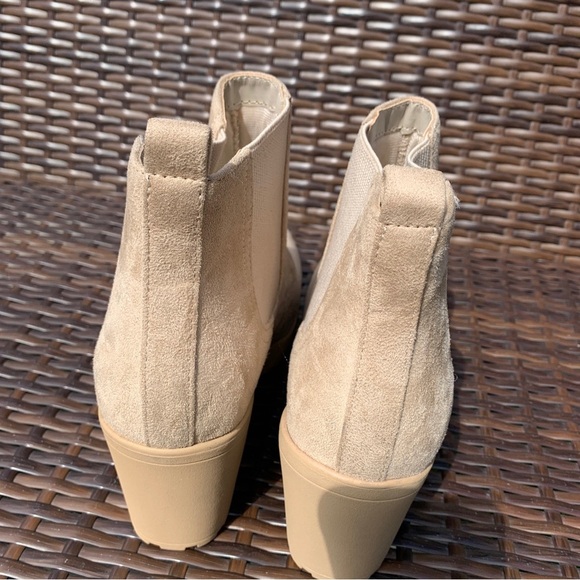 Soda Beige Ankle Booties - Picture 3 of 8